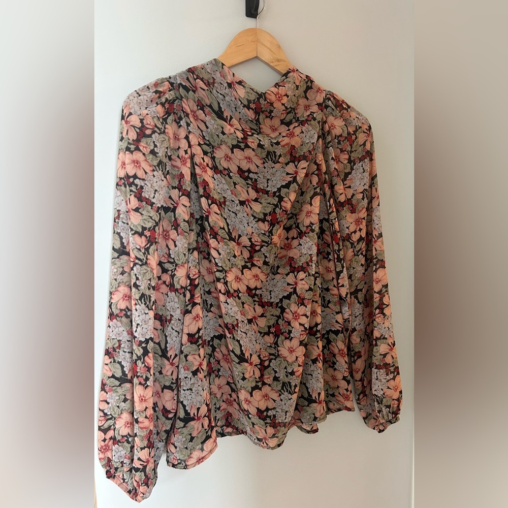 Anthropologie Entro boho Floral Blouse